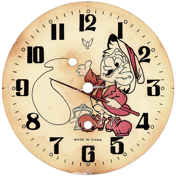 Clock Face Front Scanned Cleaned